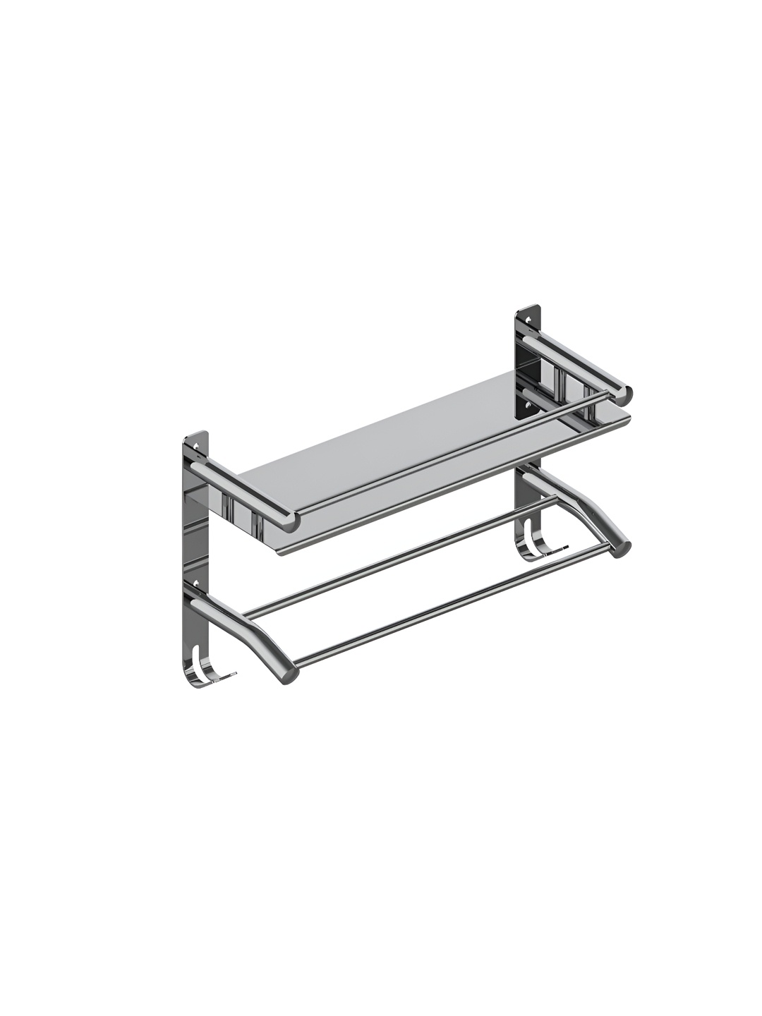 

Filox Silver Toned Stainless Steel Bathroom Caddy