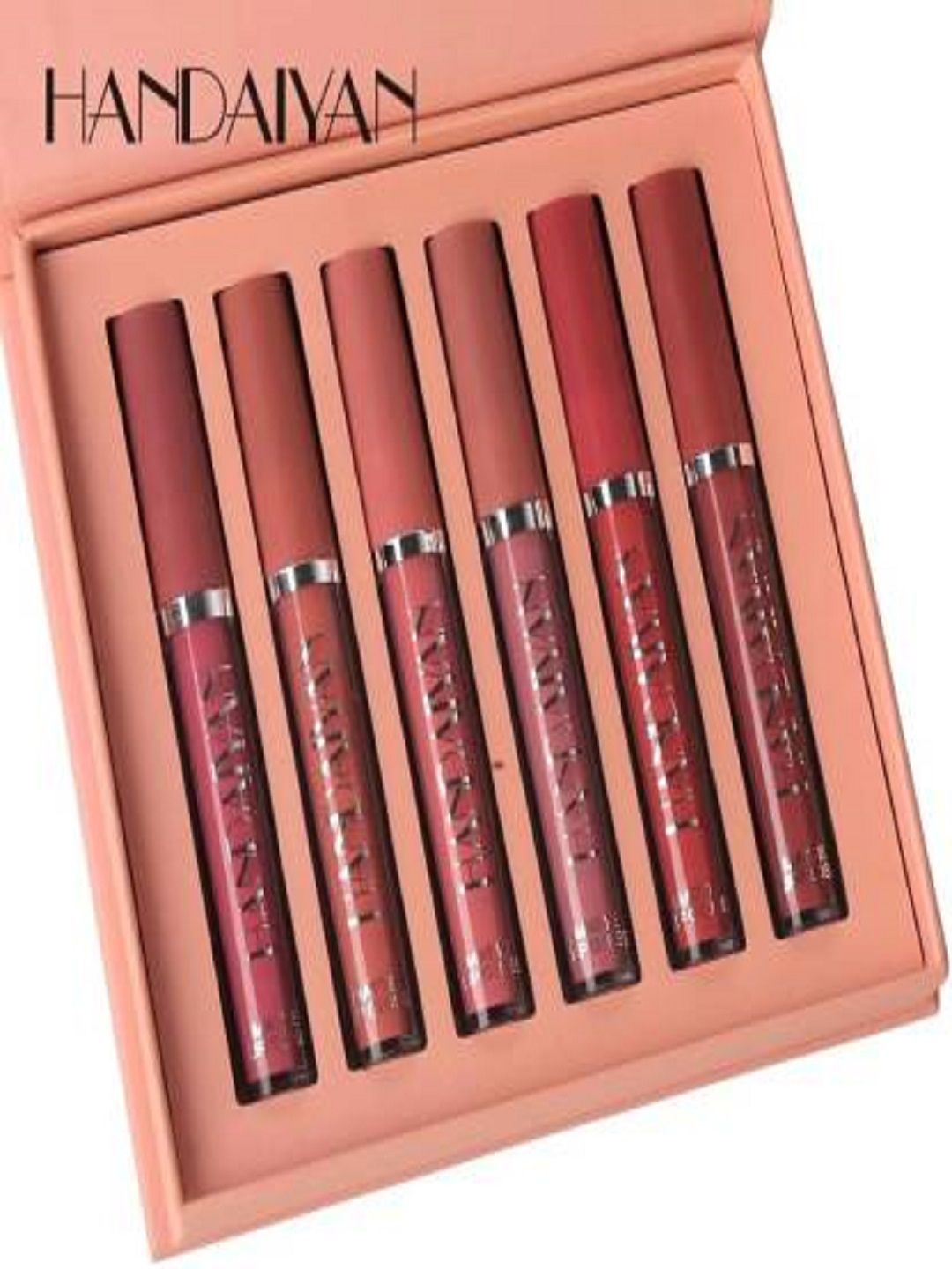 

Huda Girl Set Of 6 Handaiyan Matte Liquid Lipstick-18ml, Multi