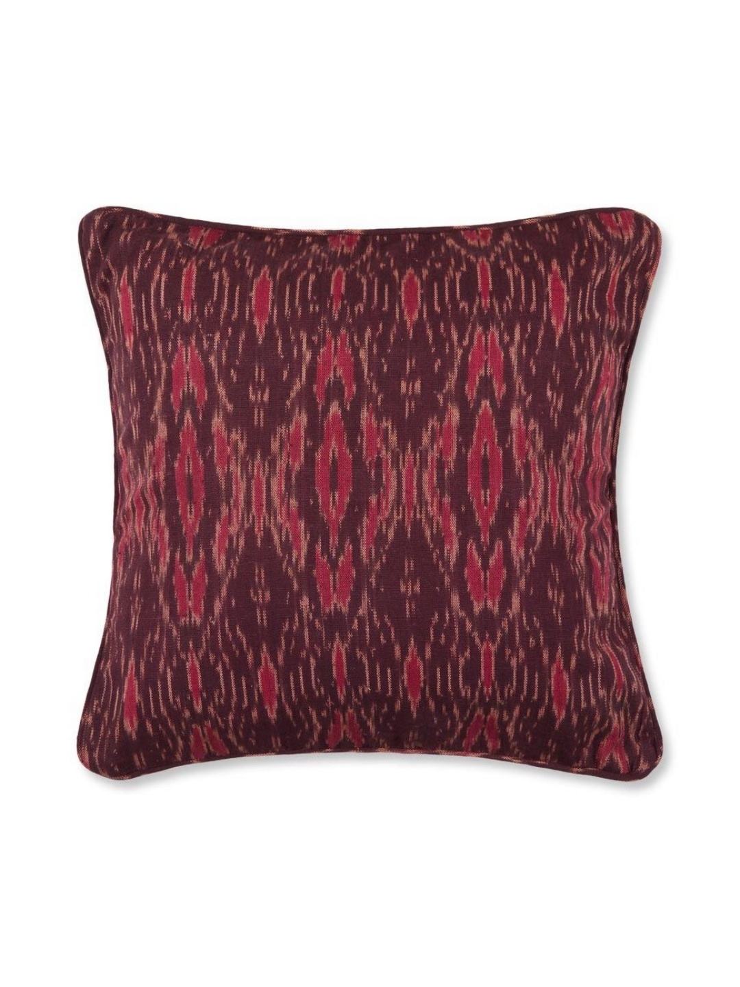 

Fabindia Standalone Maroon & Red Ethnic Motif Printed Cotton Square Cushion Cover