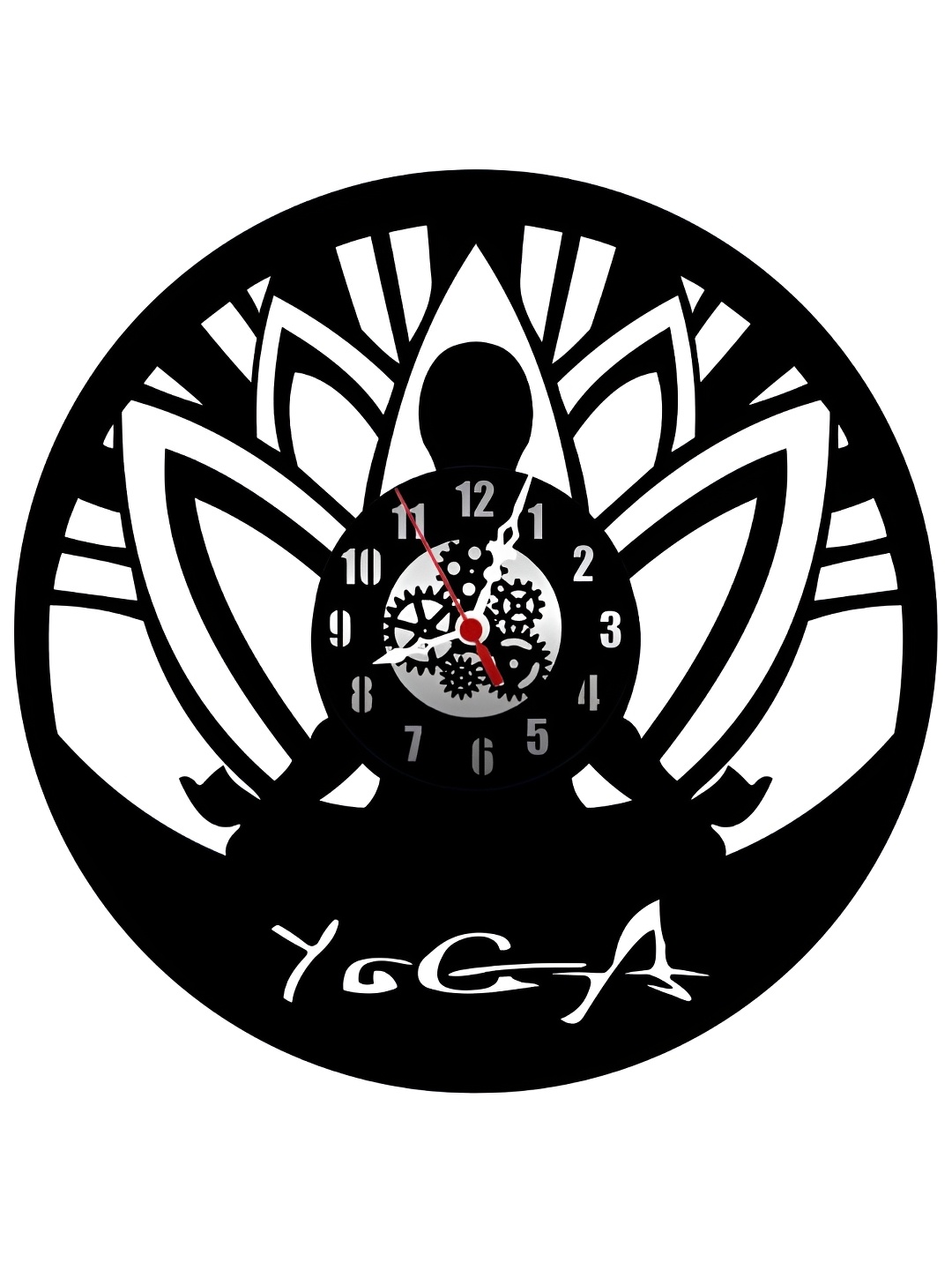 

INTERNATIONAL GIFT Black & White Textured Analogue Contemporary Analogue Wall Clock