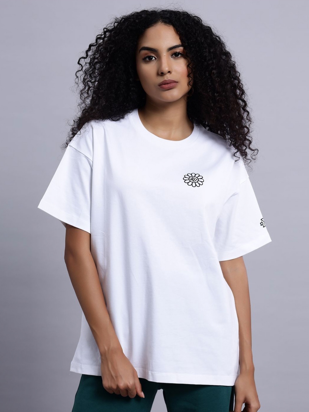 

Converse Women Let's Grow Doodle T-Shirt, White