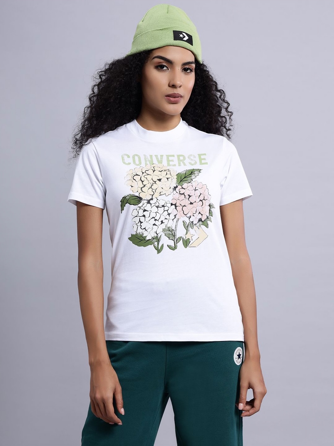 

Converse Women Outdoor Florals T-Shirt, White