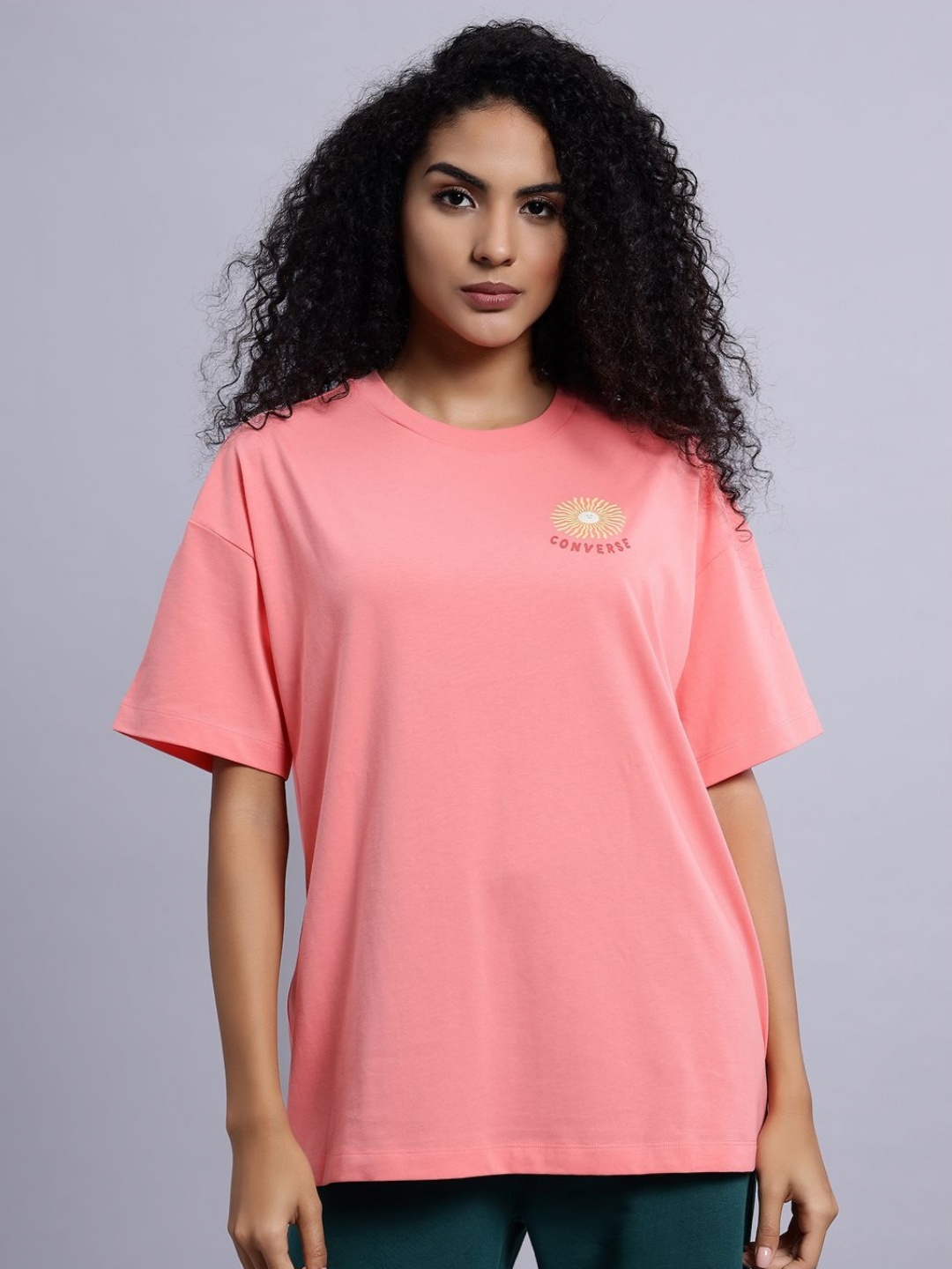 

Converse Women Grow Together Oversized T-Shirt, Pink