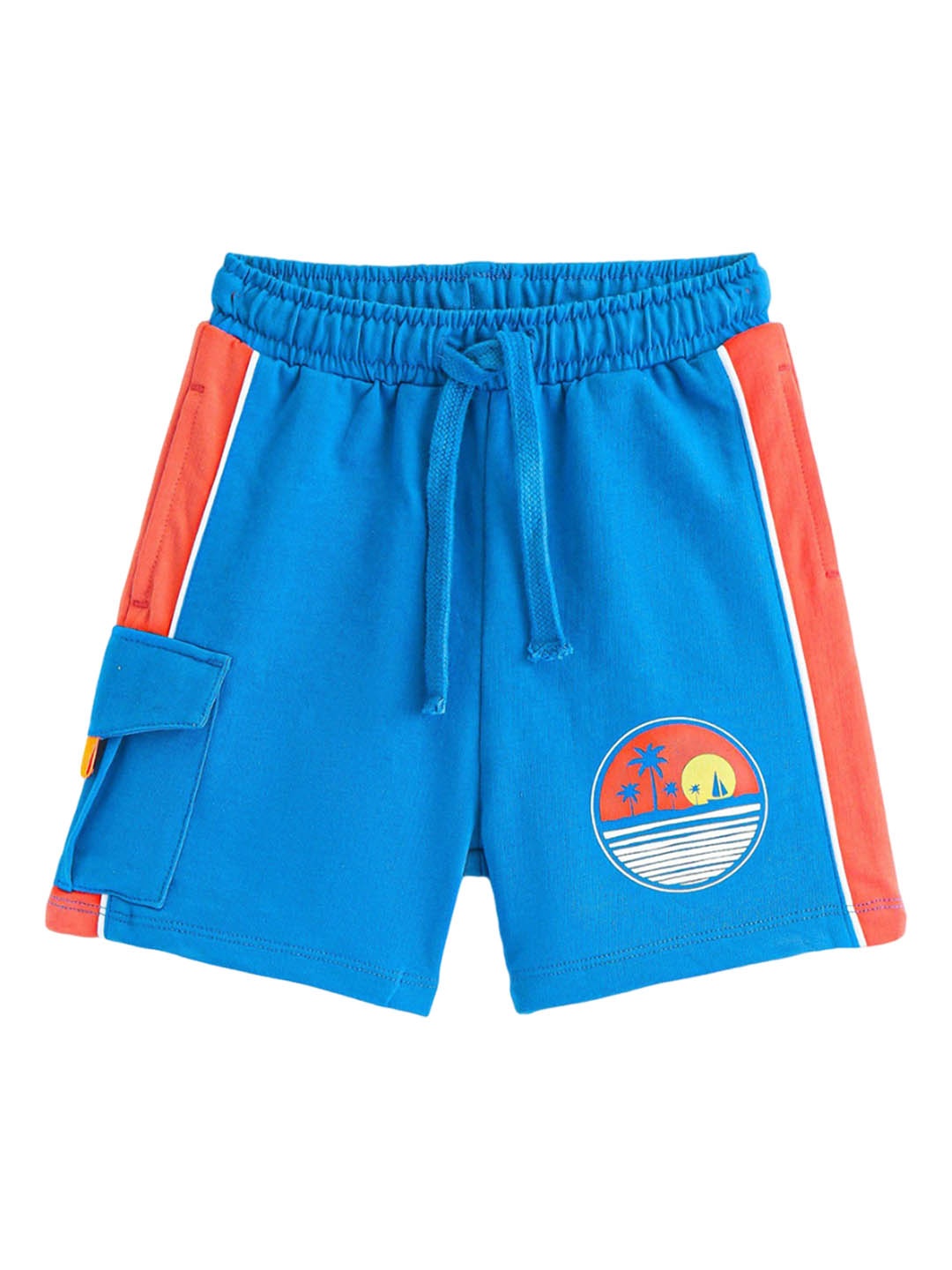 

Honeyhap Boys Blue Cotton Shorts