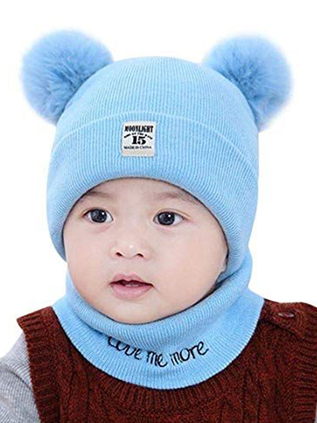 

SYGA Unisex Kids Woollen Beanie, Blue