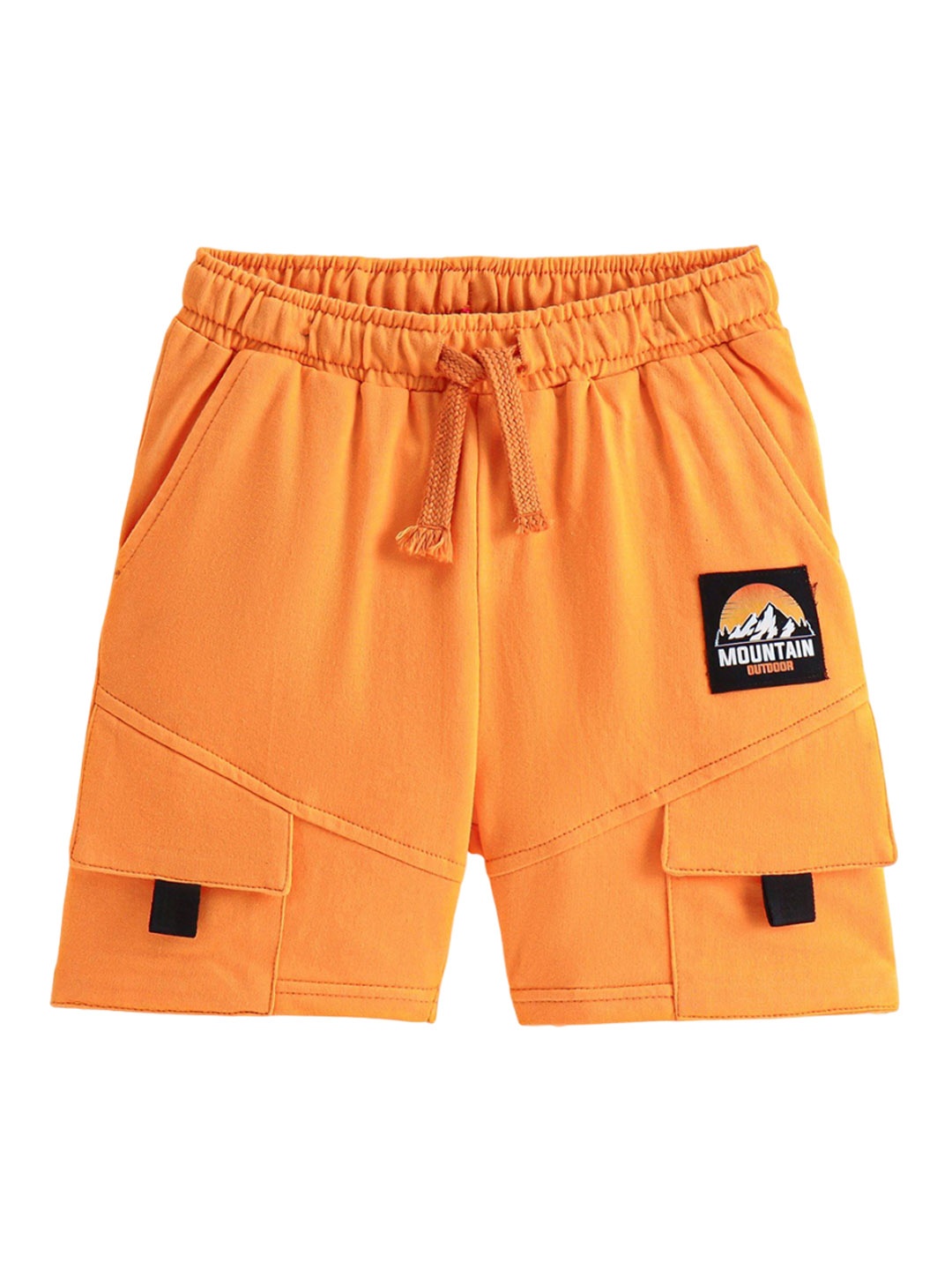 

Honeyhap Boys Solid Regular Fit Shorts, Orange