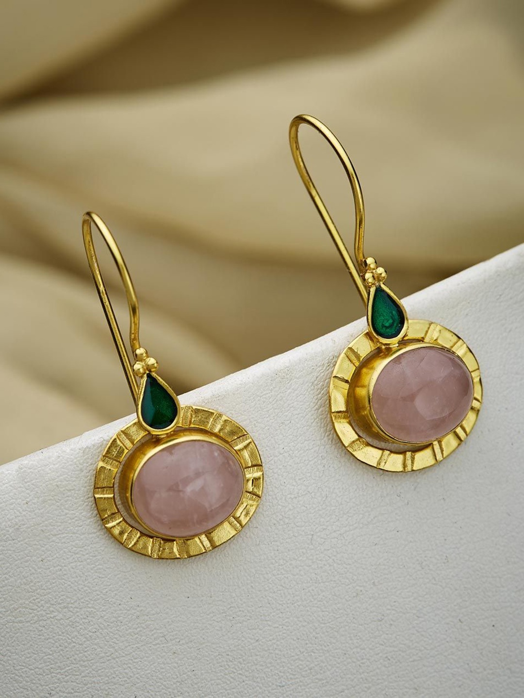 

Fabindia Contemporary Drop Earrings, Gold