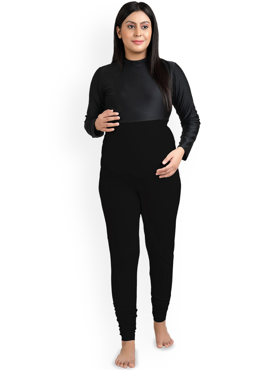 

Uzazi Churidar-Length Maternity Leggings, Black