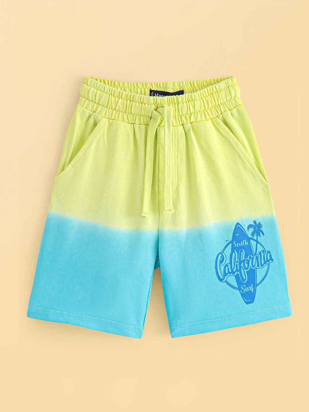 

Honeyhap Boys Printed Shorts, Blue
