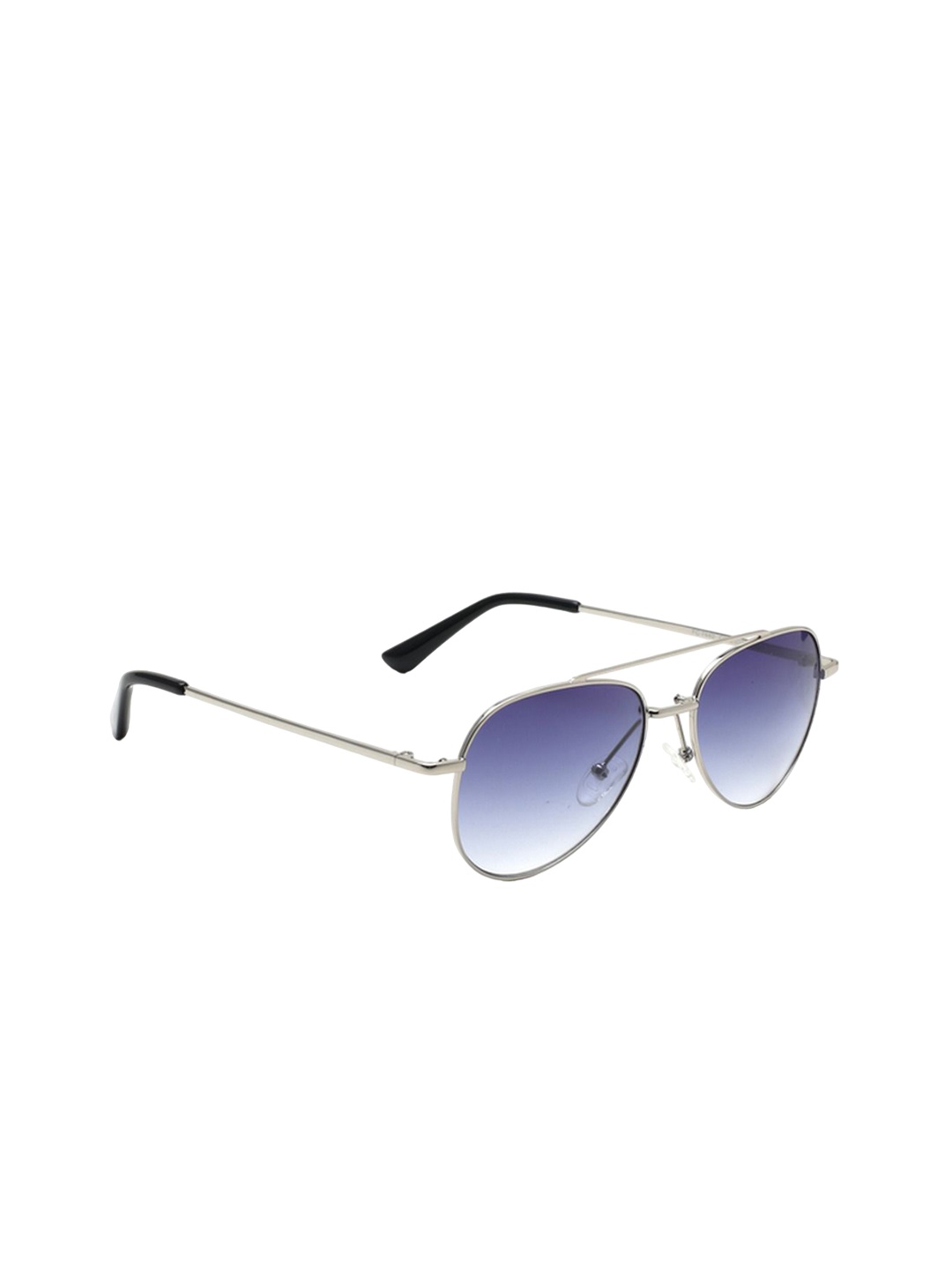 

French Connection Unisex Aviator Sunglasses with UV Protected Lens FC 7440 C2 S, Silver