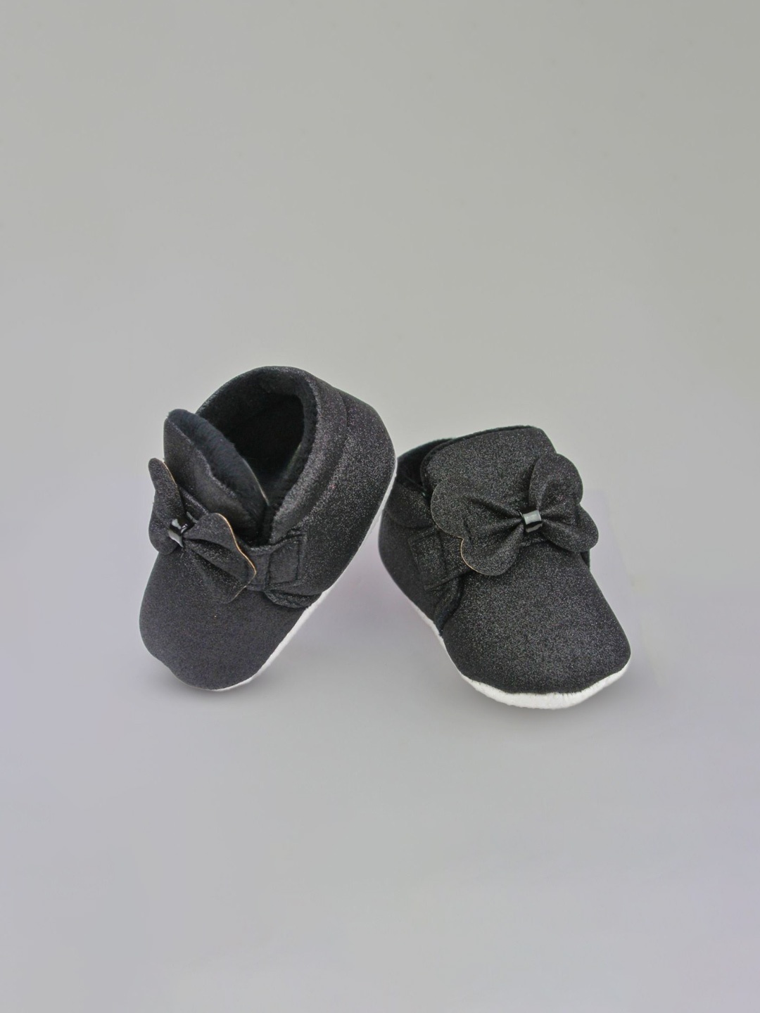 

BAESD Girls Cotton Booties, Black