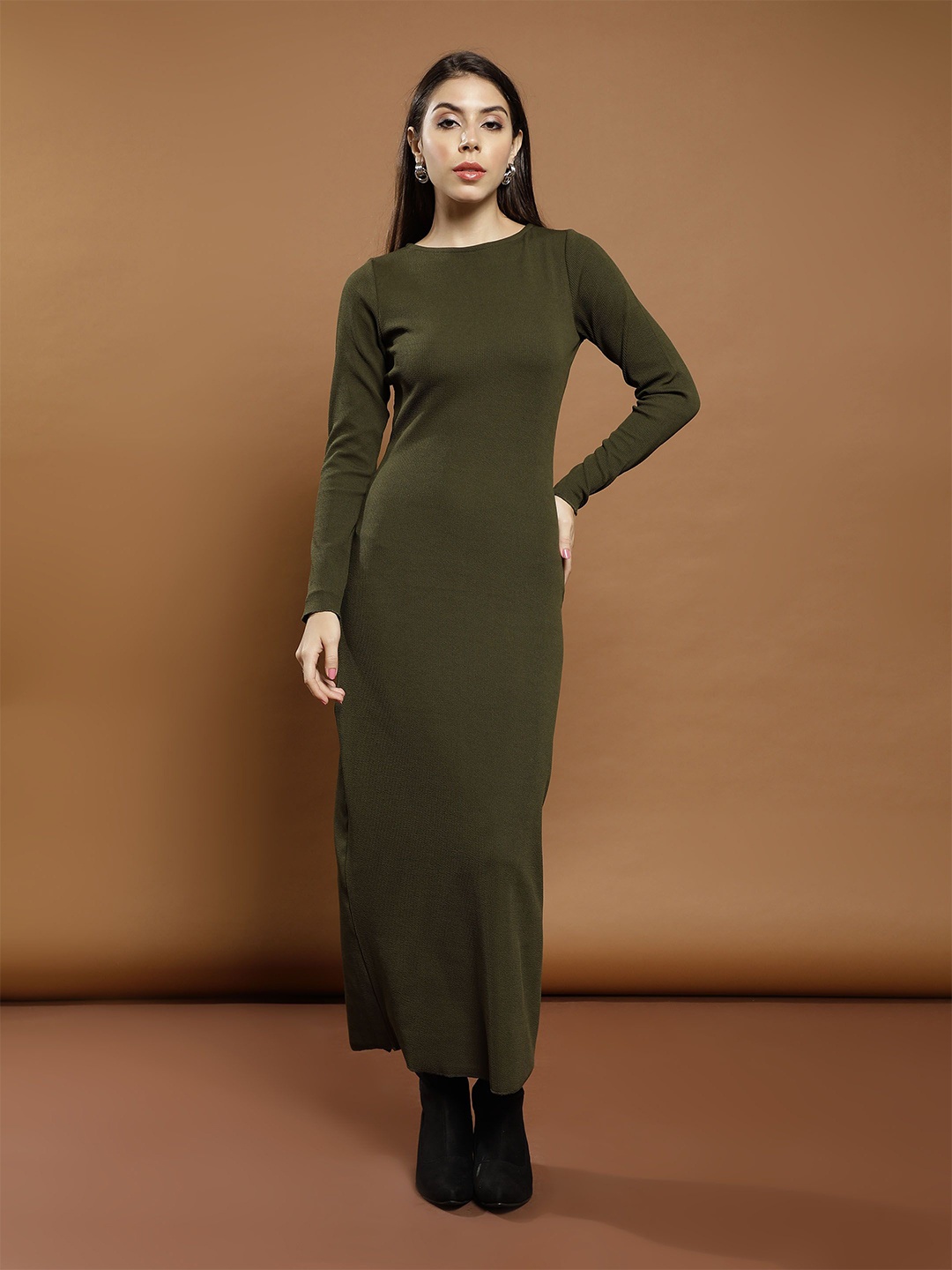 

Athena Immutable Bodycon Maxi Dress, Olive