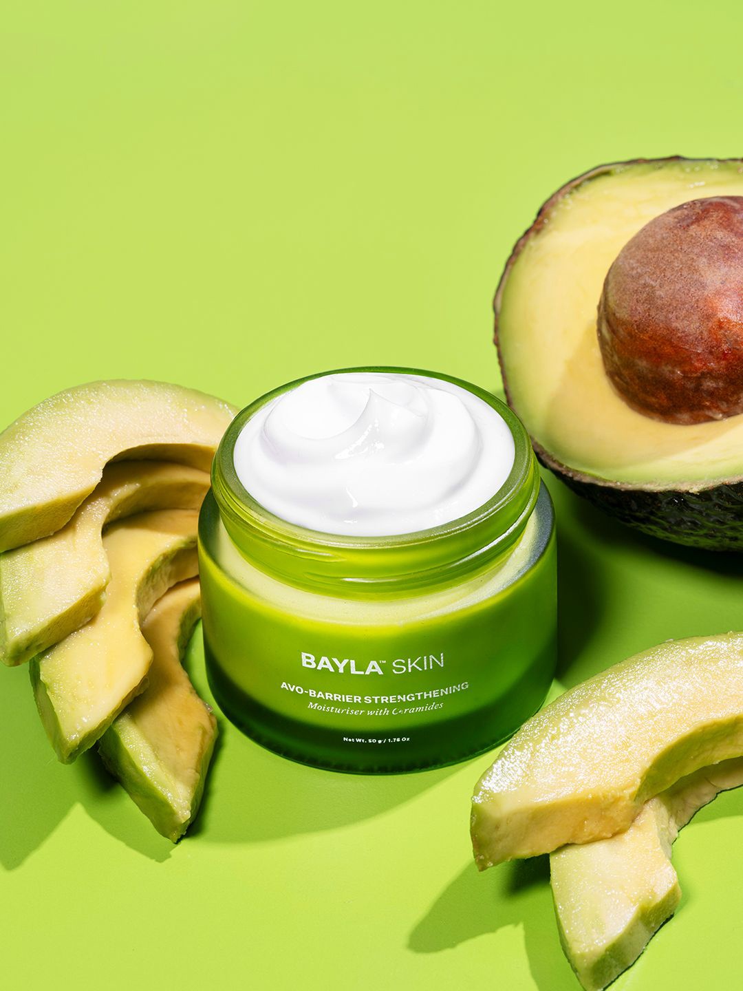 

Bayla Skin Avo-Barrier Strengthening Moisturizer With Ceramides - 50g, Green