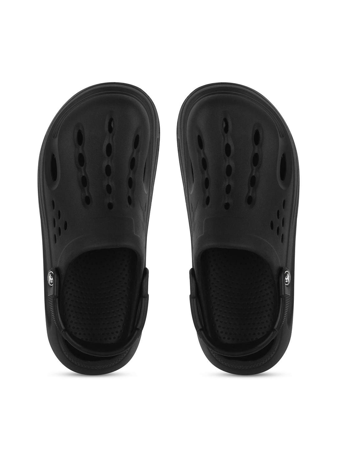 

BEONZA Men Solid Casual Clogs, Black