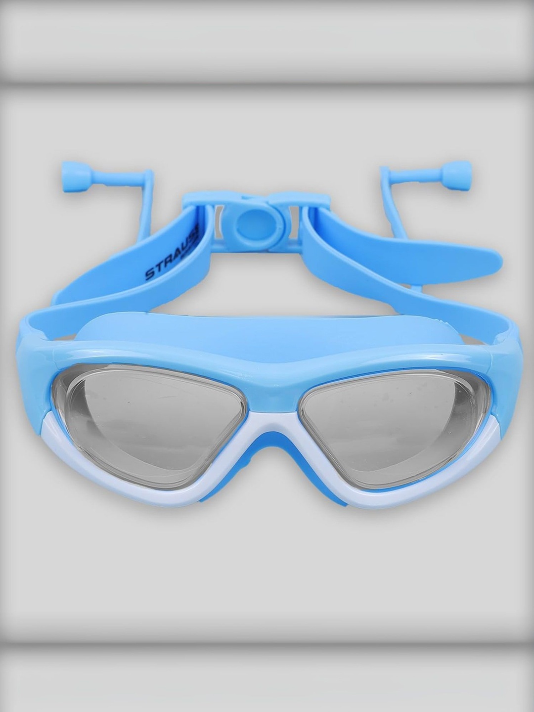 

STRAUSS Anti Fog Swimming Goggles With UV Protection, Blue