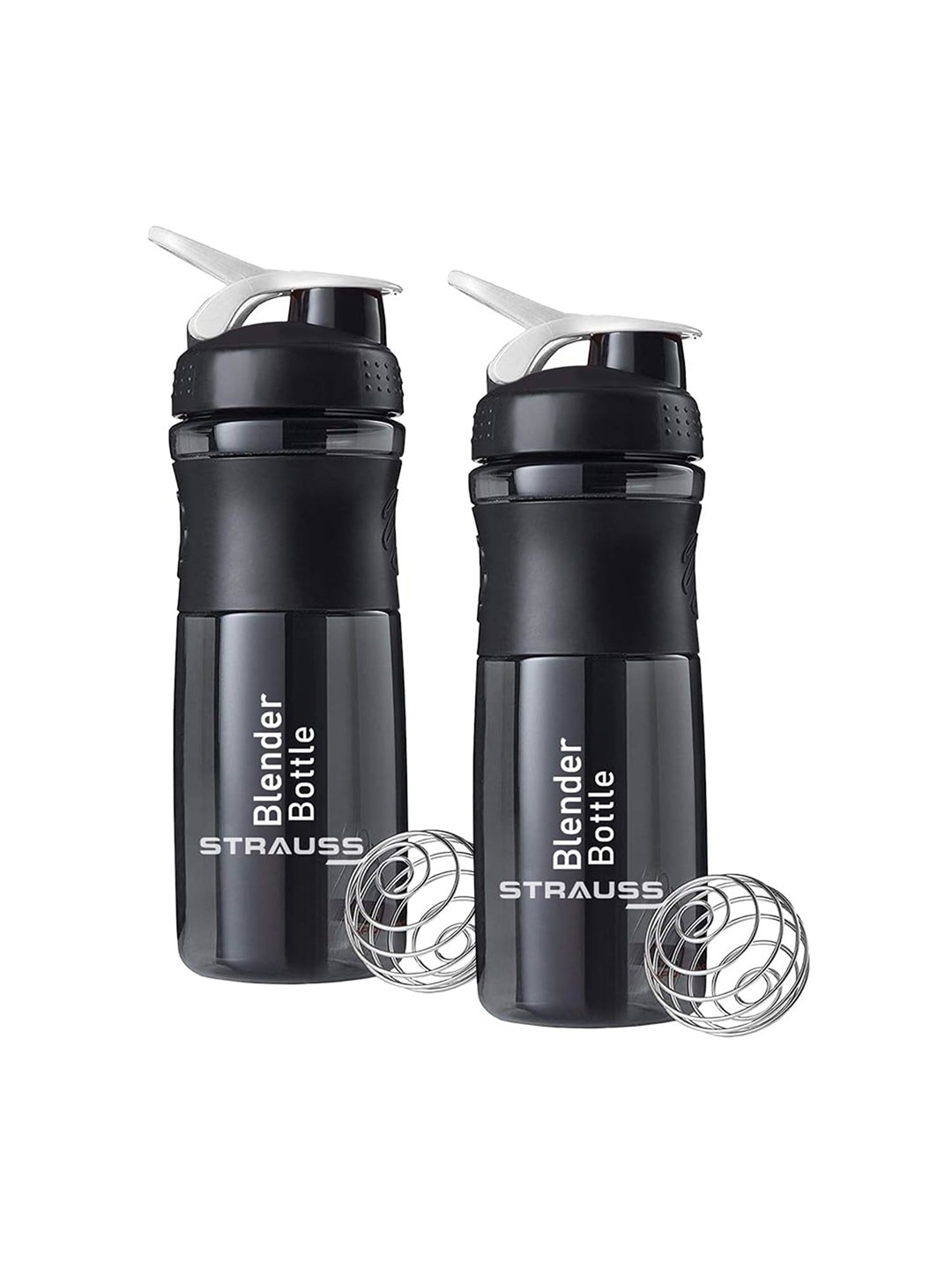 

STRAUSS Black Printed Water Bottle 750 ml