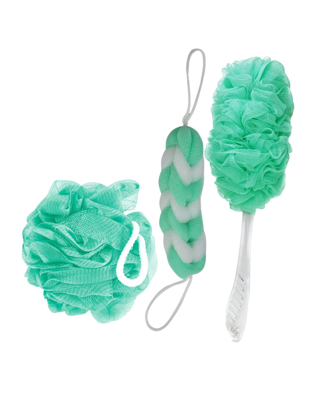 

CareDone Set Of 3 Bath Loofah - Green