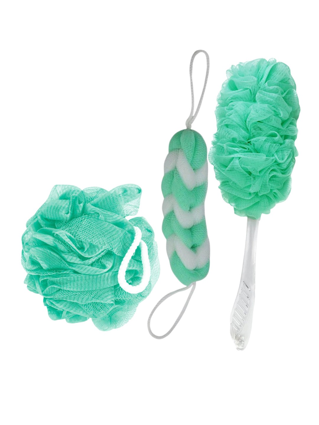 

CareDone Set Of 3 Bath Loofah - Green