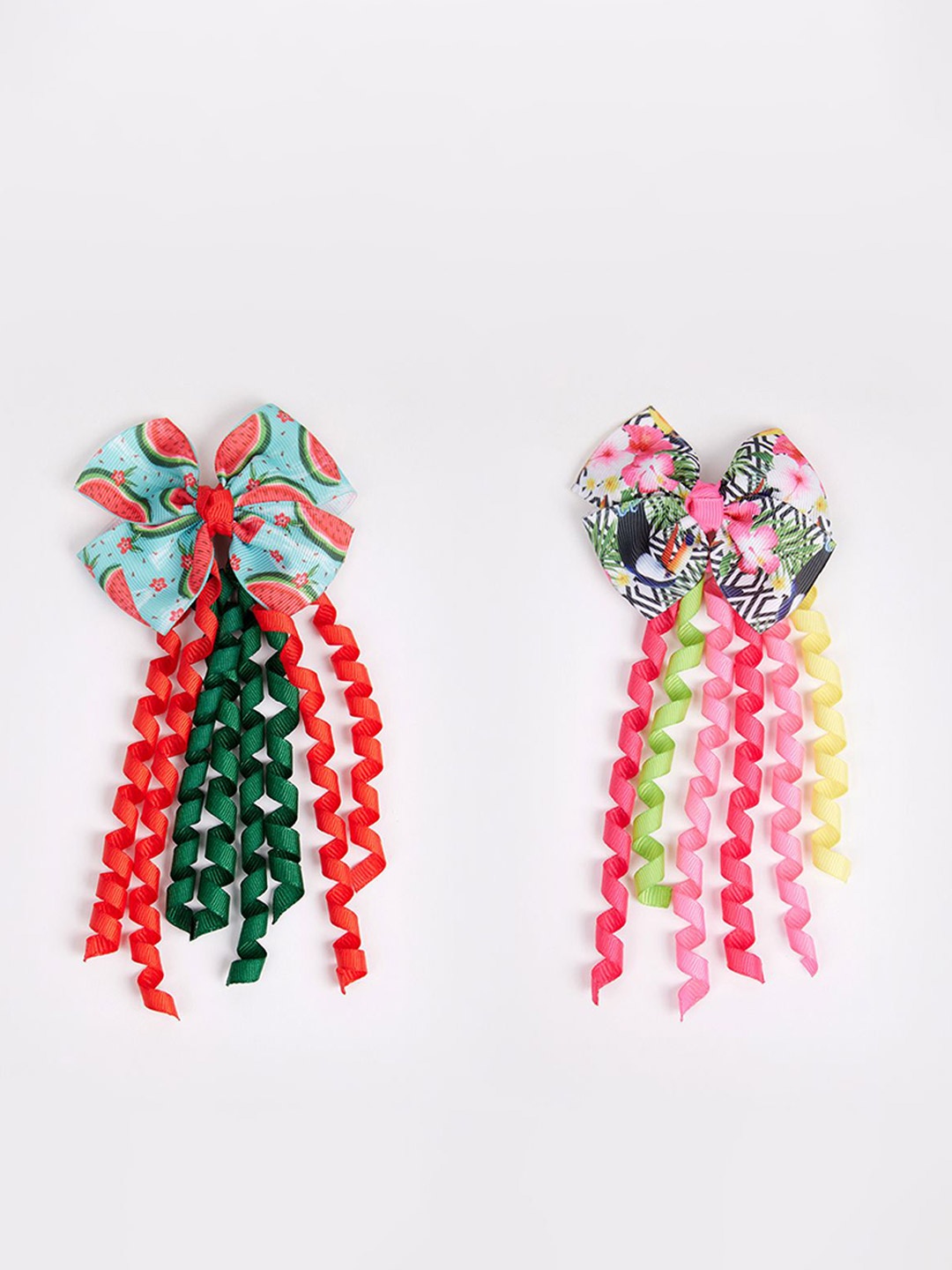 

RIBBON CANDY Girls Set of 2 Alligator Hair Clip, Red
