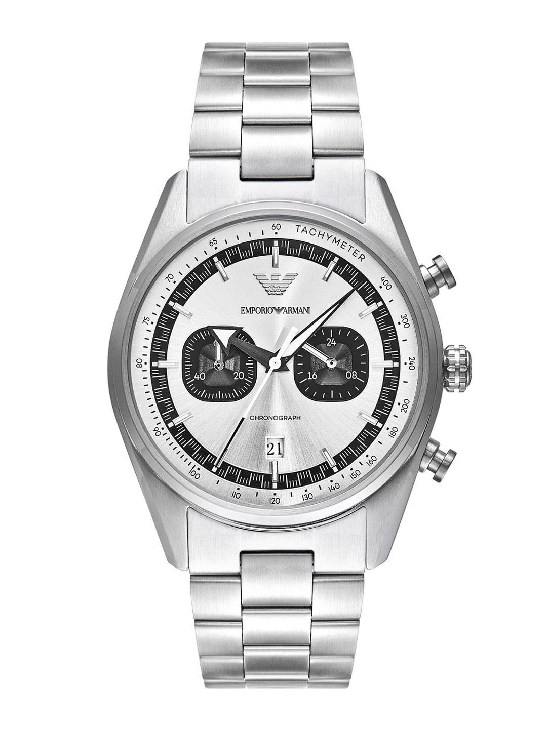 

Emporio Armani Men Dial & Stainless Steel Straps Analogue Watch AK_AR11636, Silver