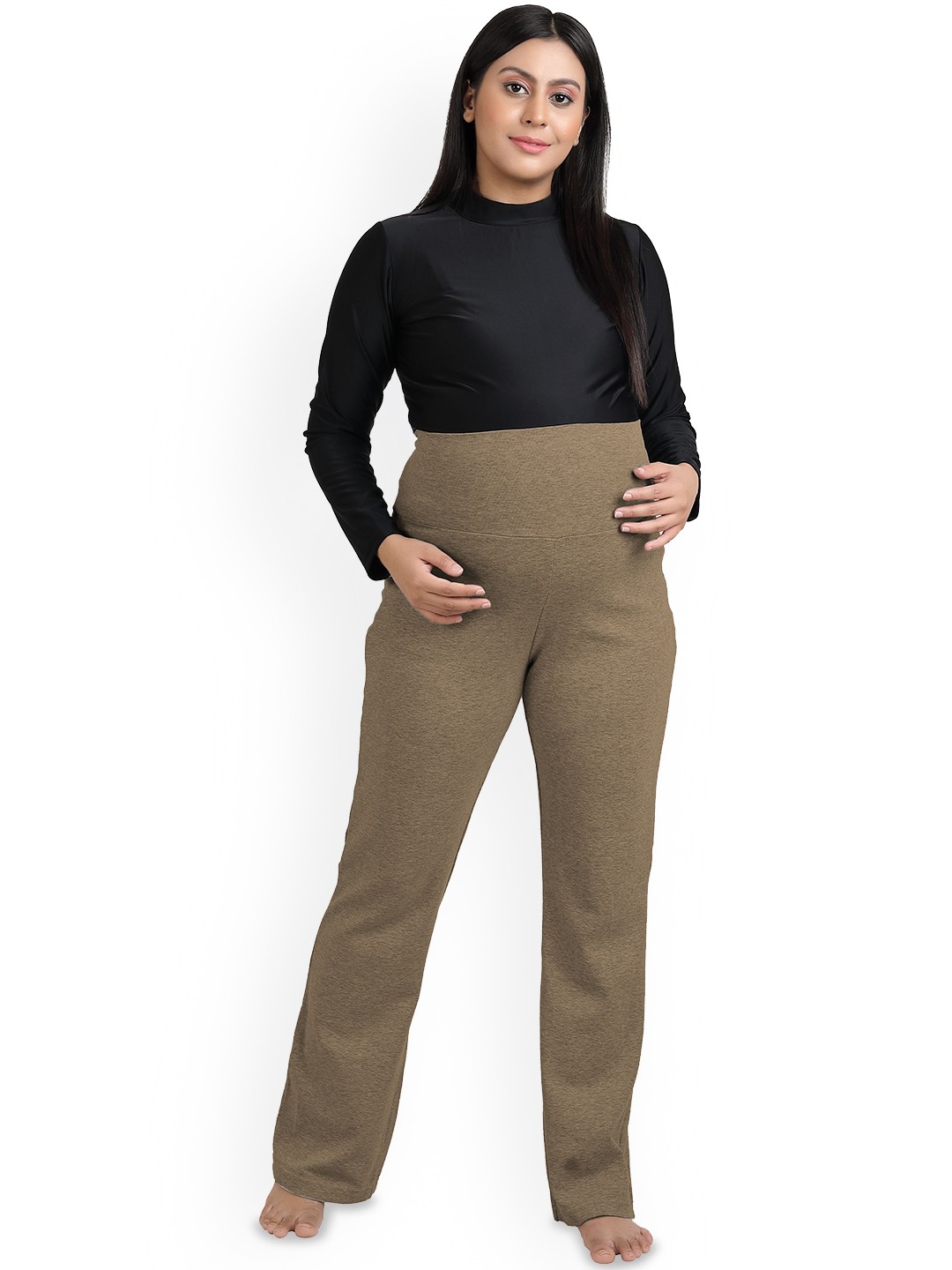 

Uzazi Stretchable Maternity Lounge Pants, Olive