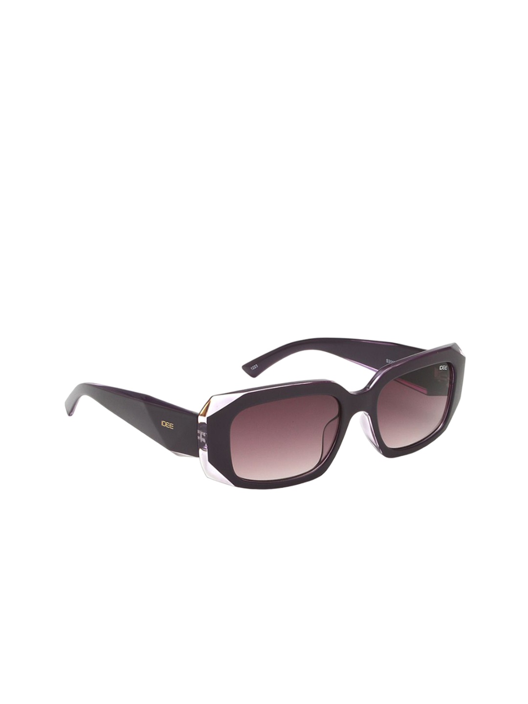 

IDEE Women Rectangle Sunglasses with UV Protected Lens, Purple
