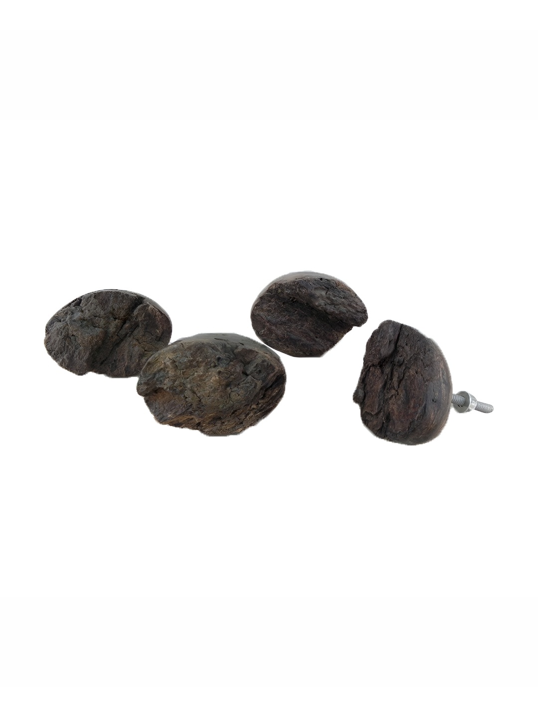 

Indianshelf 4 Pcs Black Wooden Drawer Pulls Knobs Hooks and Holders