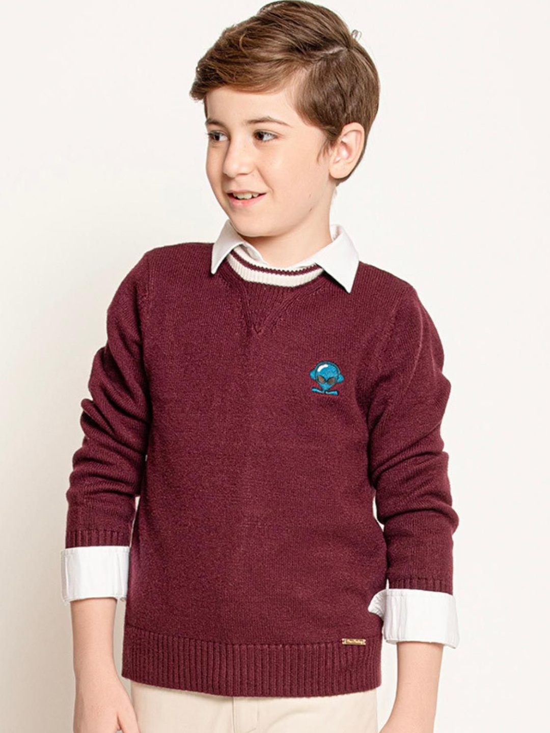 

One Friday Boys Sweater Vest, Red