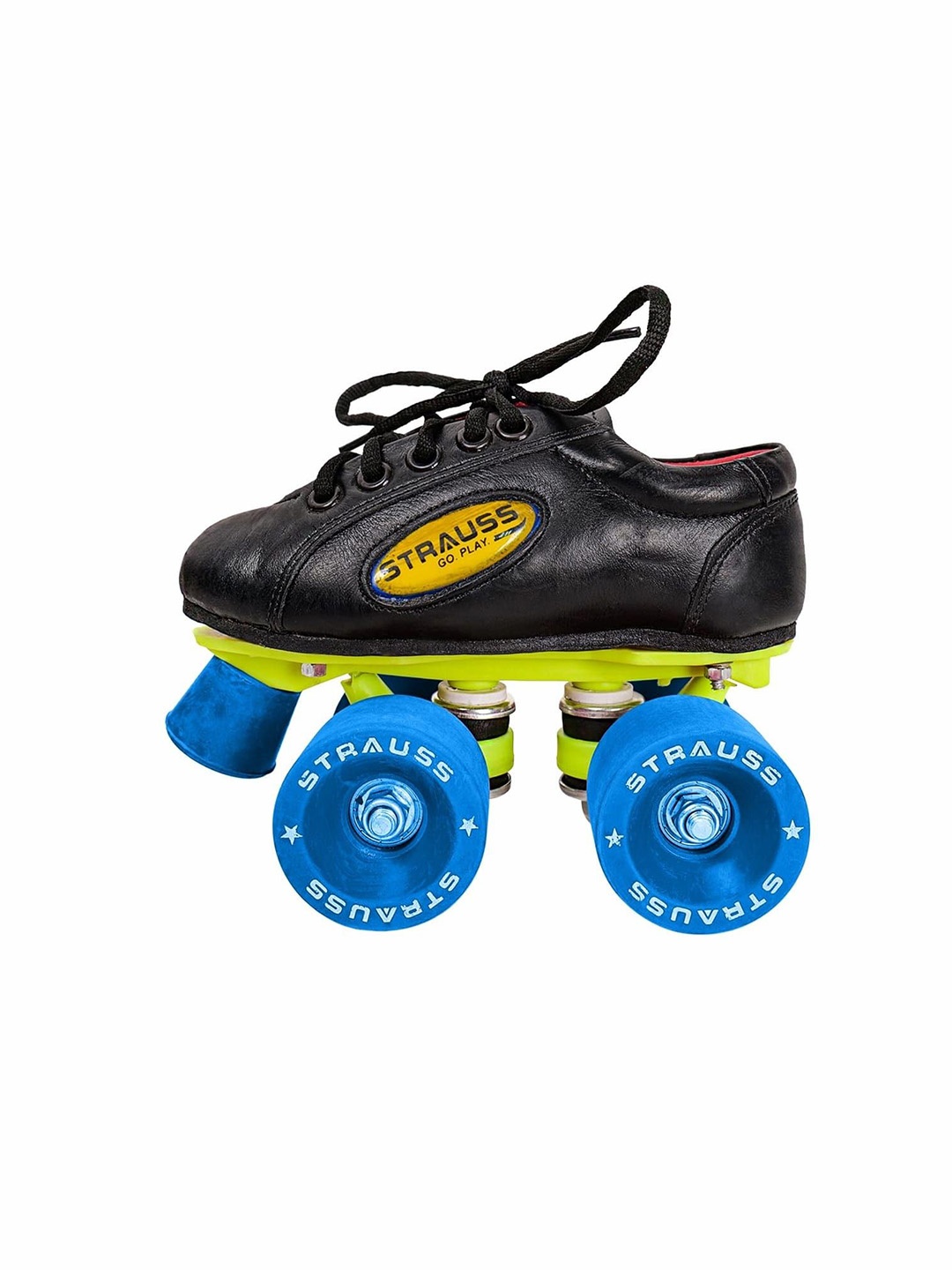 

STRAUSS Gripper Adjustable Skating Shoes, Black