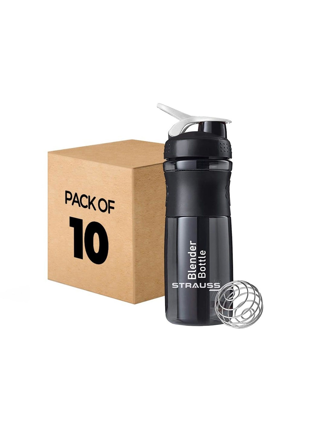 

STRAUSS Black & White Typography Printed Sipper BPA Free Water Bottle 760ml