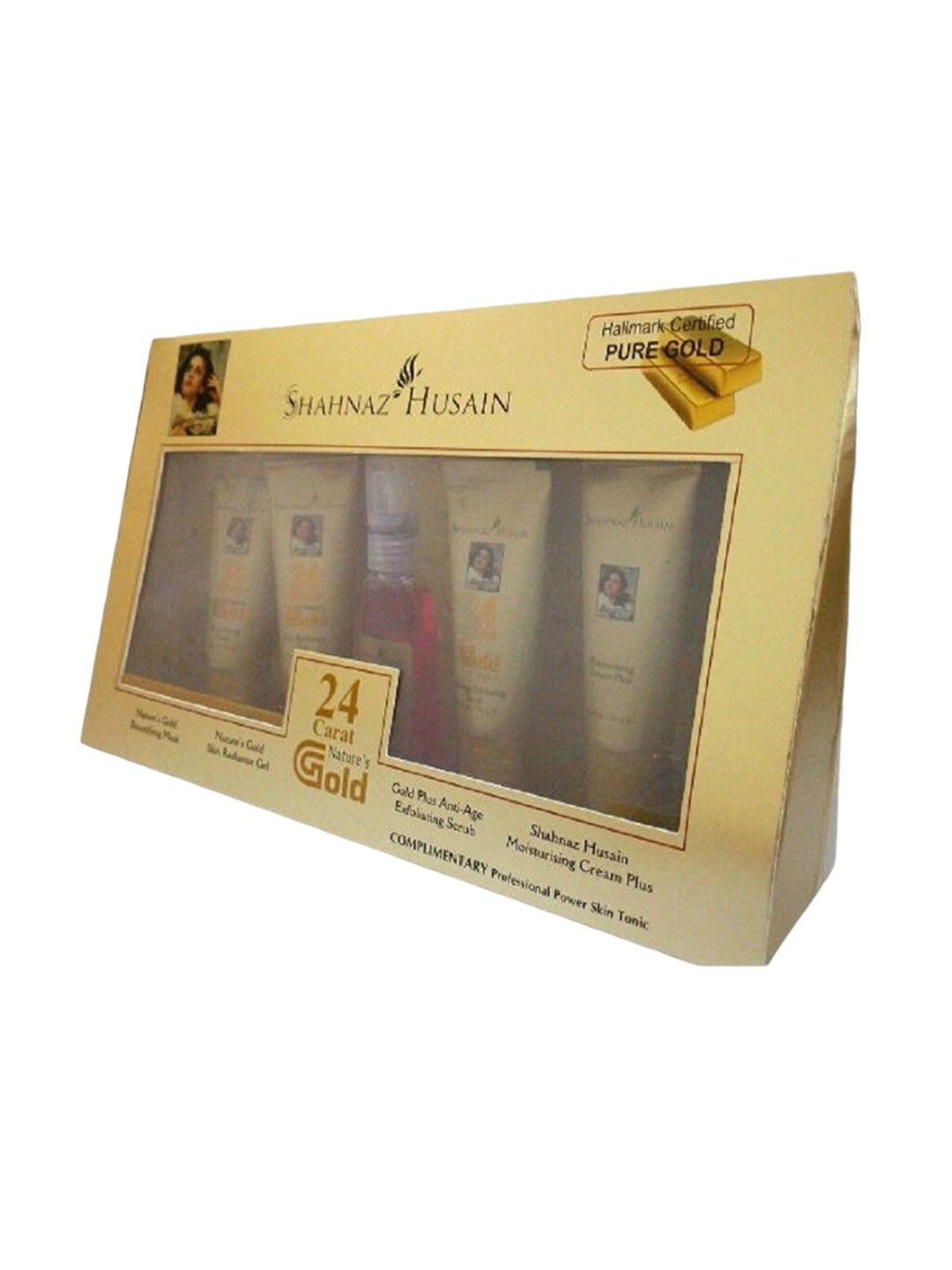 

Shahnaz Husain 24 Carat Gold Facial Kit Rejuvenates Skin - 15ml + 40g