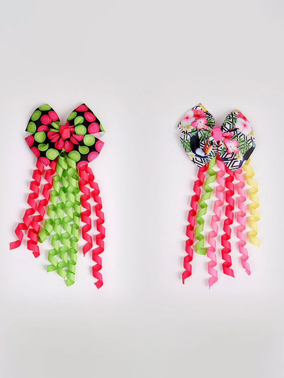 

RIBBON CANDY Girls Set of 2 Alligator Hair Clip, Green