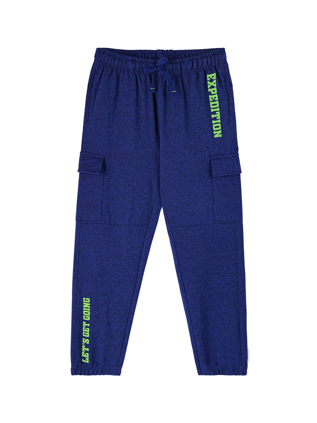 

ARIAS By LARA DUTTA Boys Printed Mid Rise Joggers, Navy blue