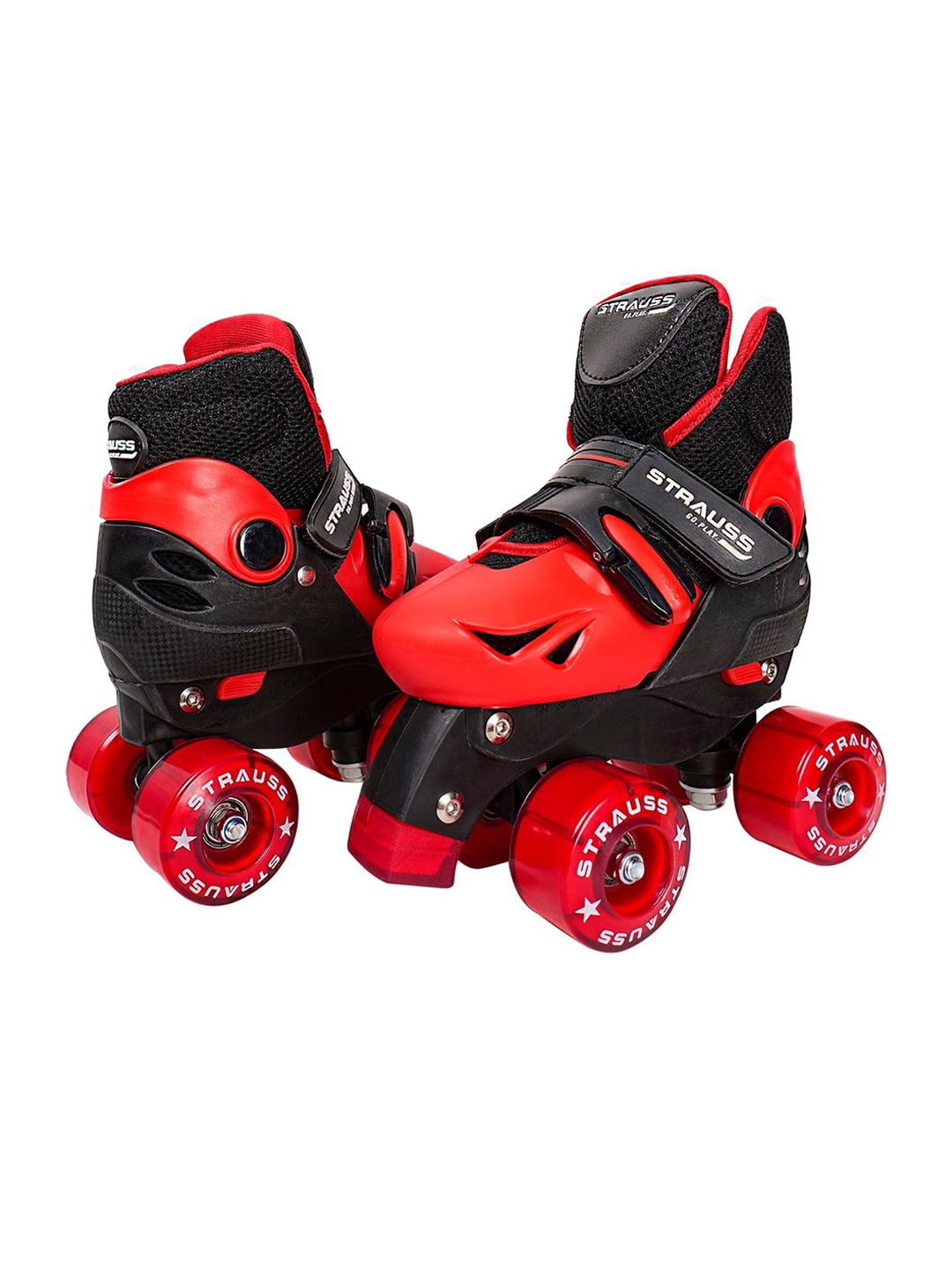 

STRAUSS Gatiman Adjustable Skating Shoes, Red