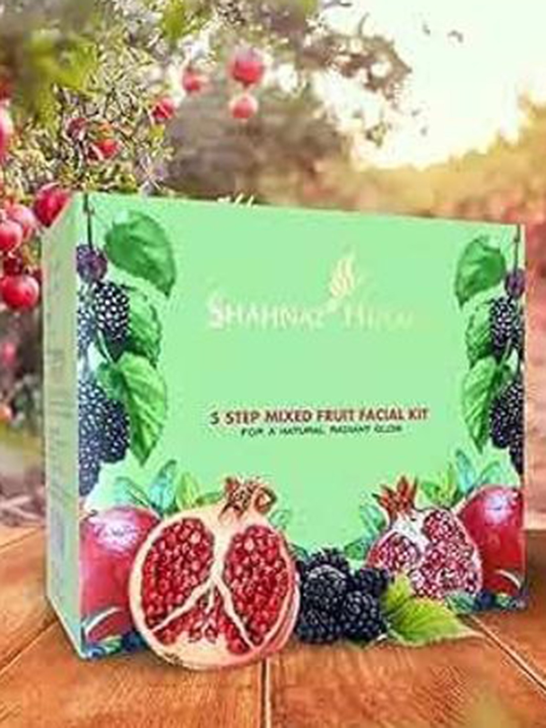 

Shahnaz Husain 5 Step Mixed Fruit Facial Kit - 10g Each, Cream