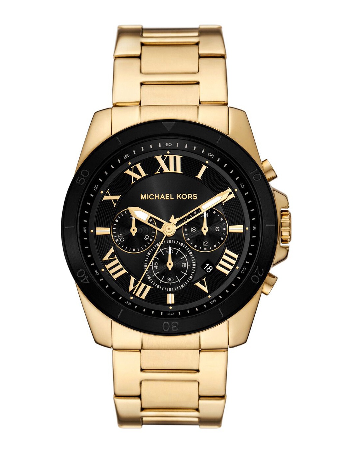 

Michael Kors Men Dial & Stainless Steel Straps Analogue Watch AK_MK9184, Gold