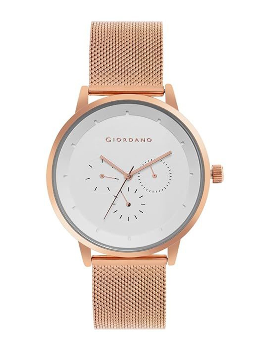 

GIORDANO Men Dial & Straps Analogue Watch GZ-50005-22, Rose gold
