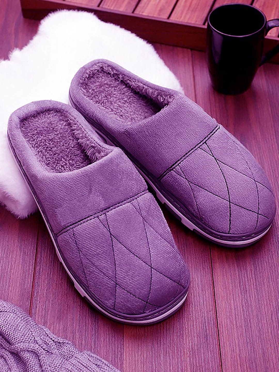 

Infispace Unisex Kids Room Slippers, Purple