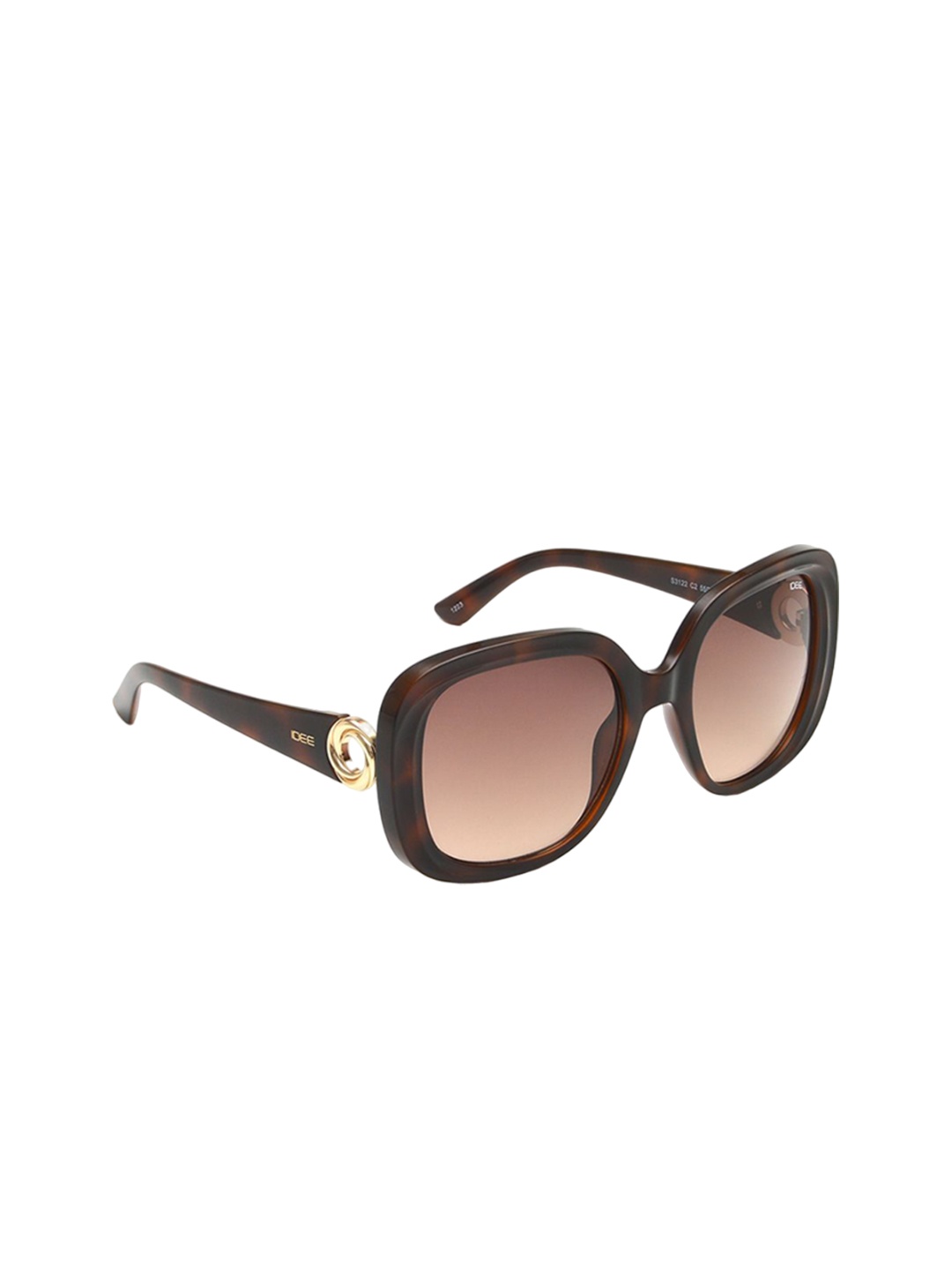 

IDEE Women Square Sunglasses with UV Protected Lens, Brown