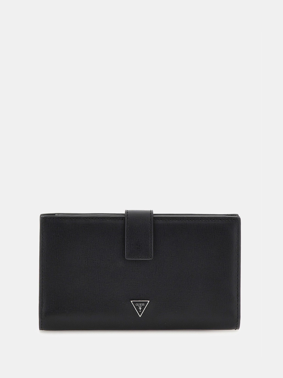 

GUESS Men Leather Card Holder, Black
