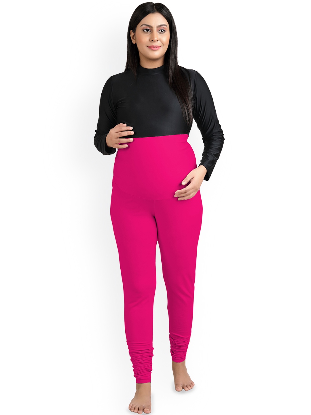 

Uzazi Churidar-Length Maternity Leggings, Pink