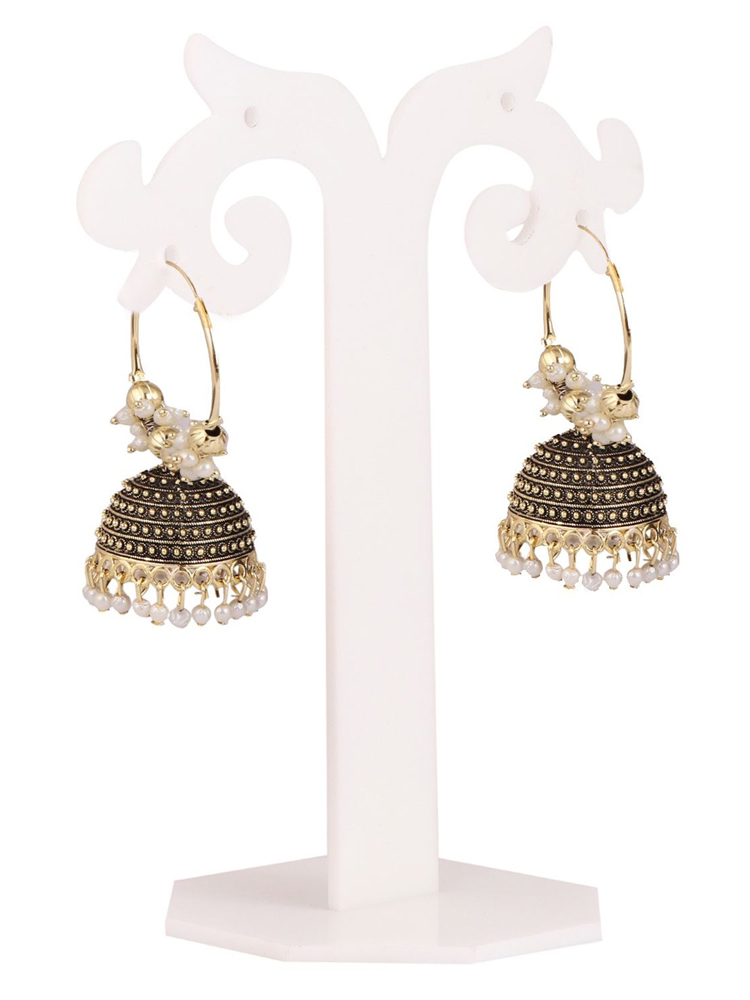 

Keviv Gold Plated Contemporary Jhumkas
