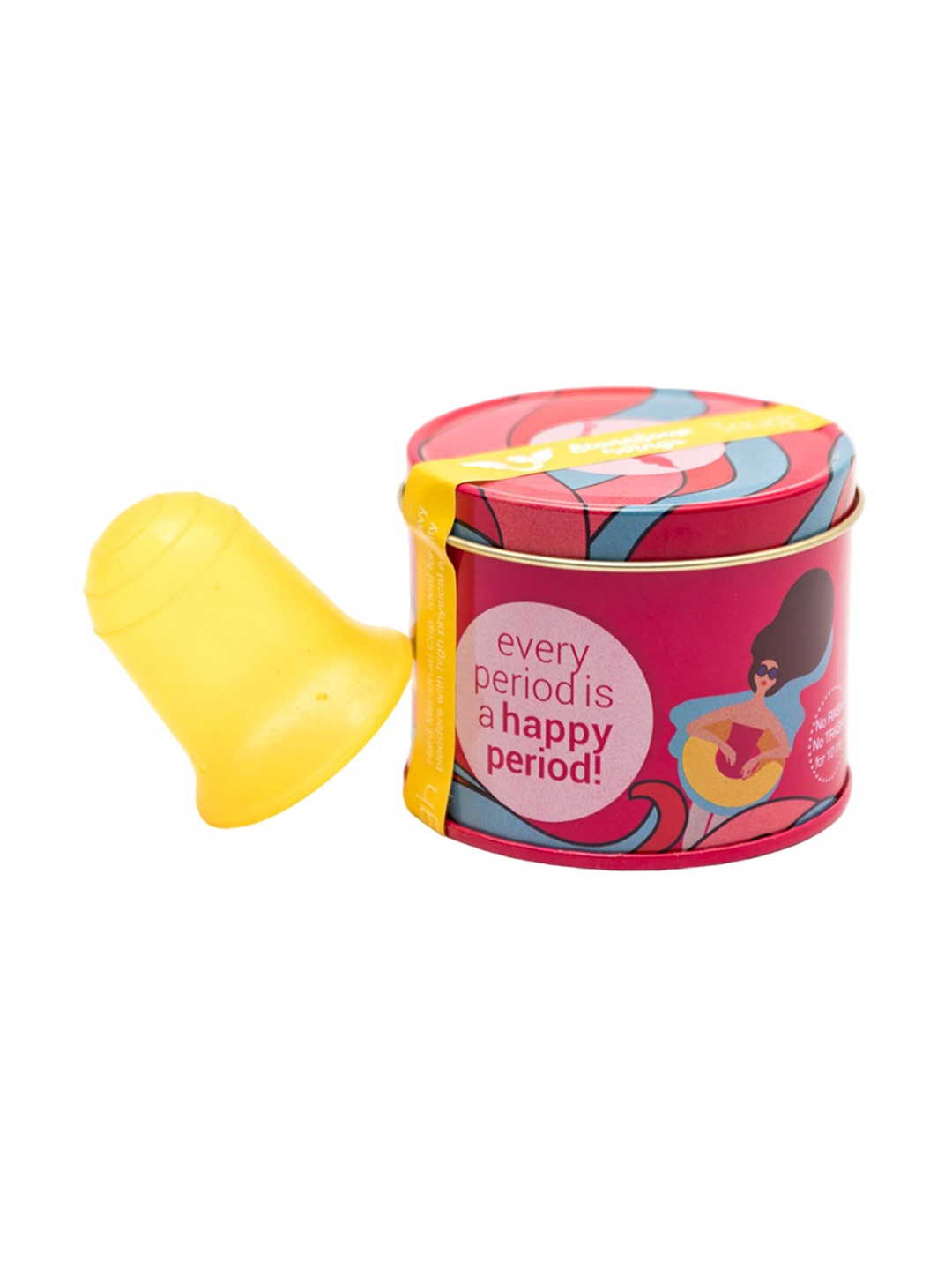 

Stonesoup.in Leakproof Reusable Menstrual Cup- Size M, Yellow