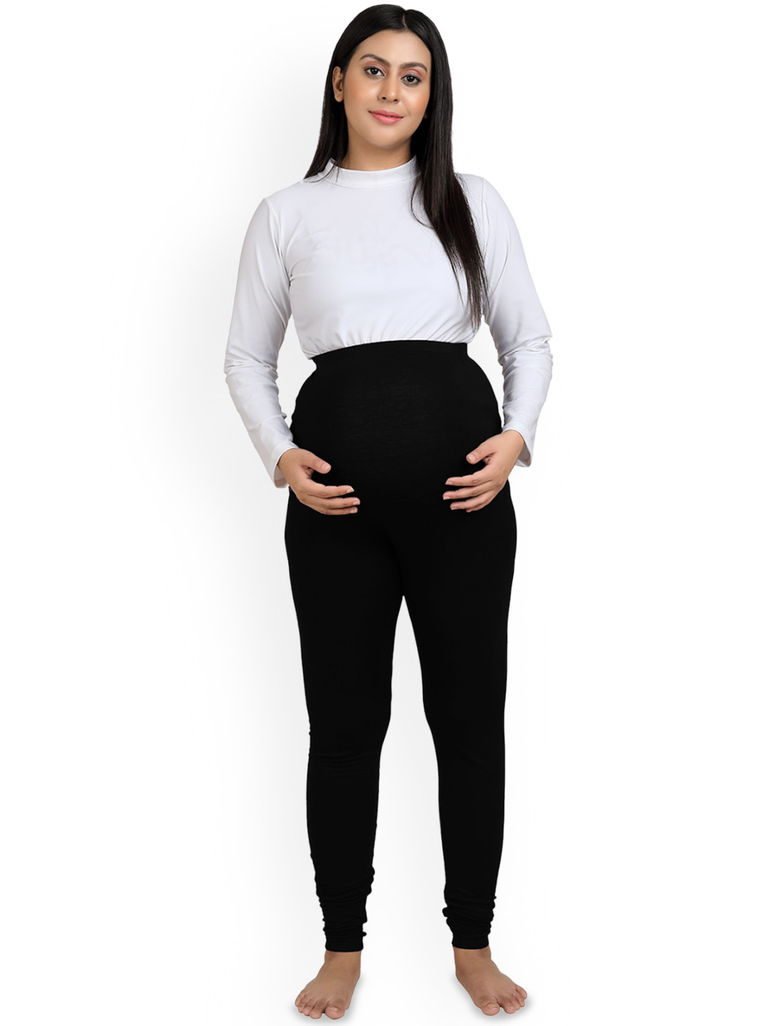 

Uzazi Churidar-Length Maternity Leggings, Black