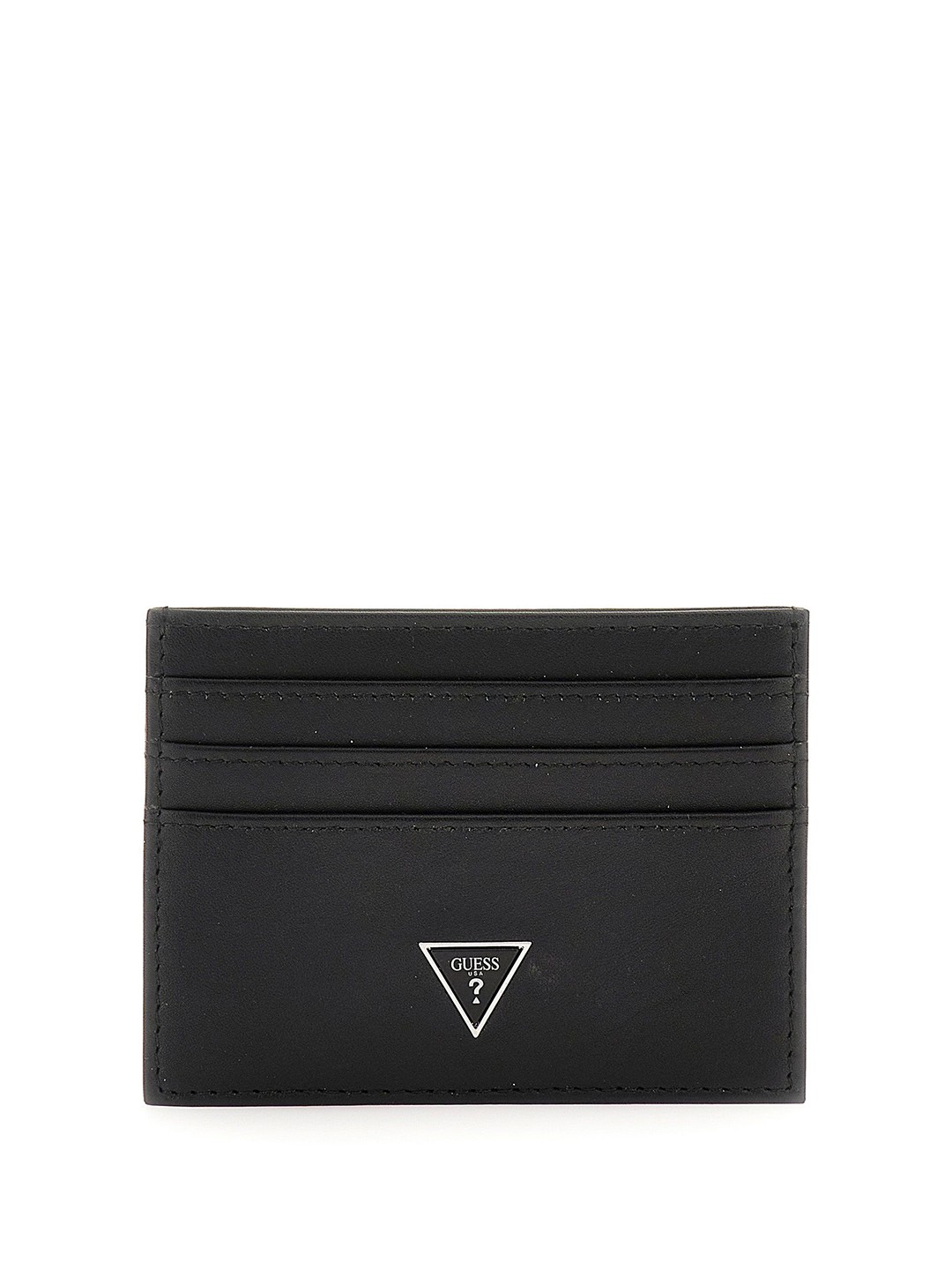 

GUESS Men Leather Card Holder, Black