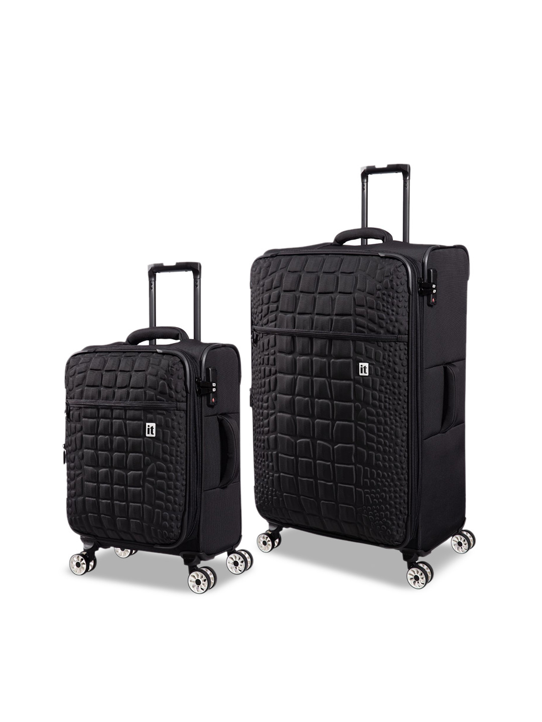 

IT luggage Reptilian Black Set of 2 Trolley Bag