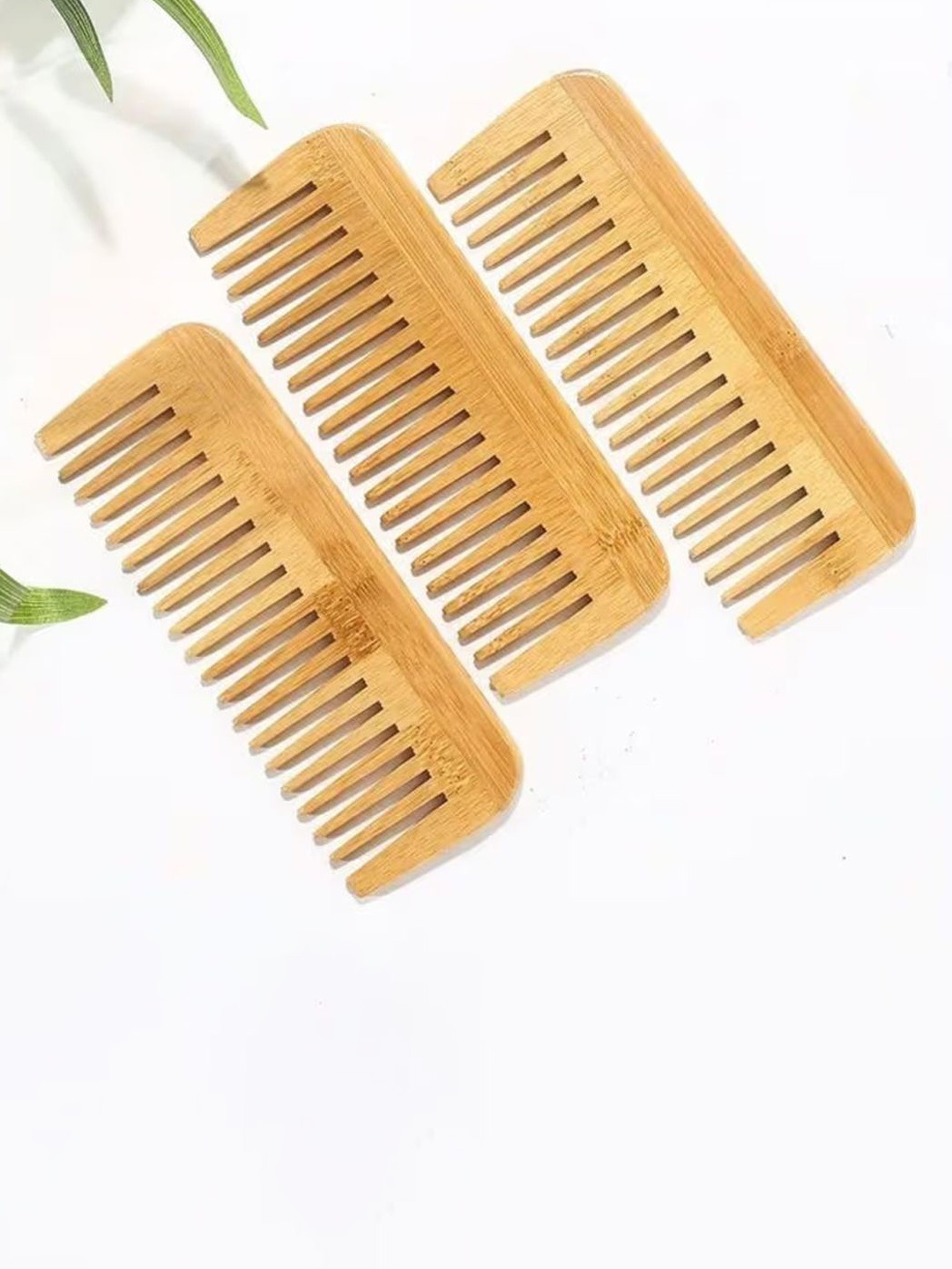 

GORGIO PROFESSIONAL Wood Hair Comb With Wide Tooth, Black