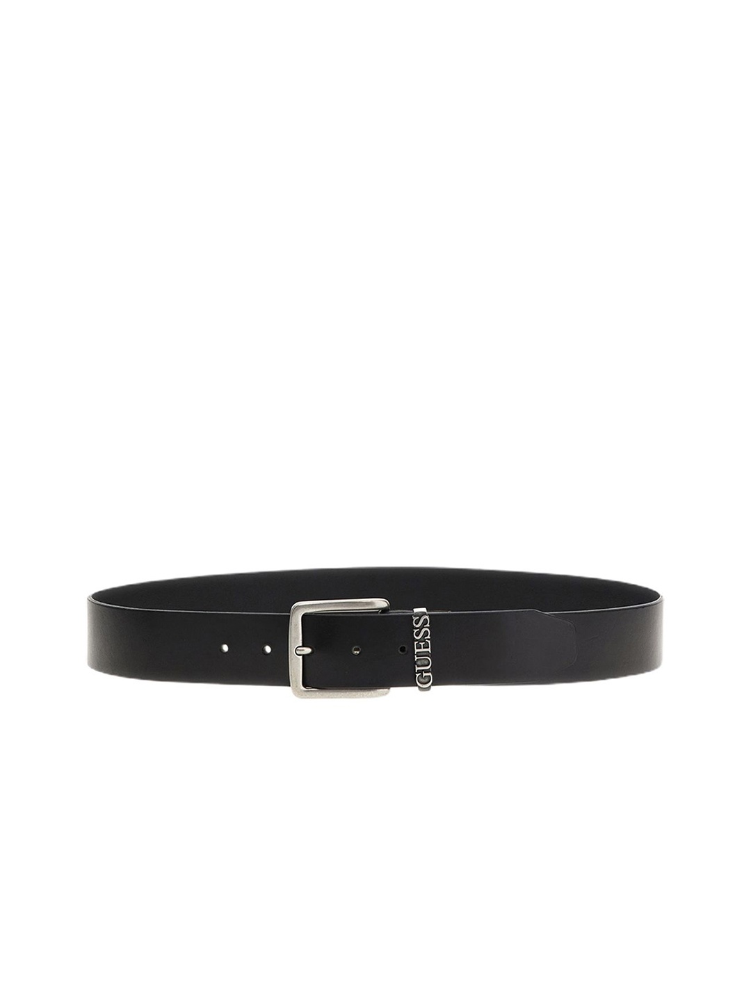 

GUESS Men Solid Tang Closure Leather Casual Belt, Black