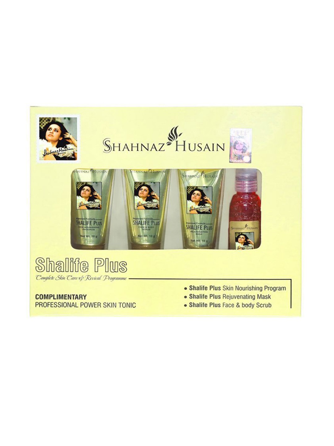 

Shahnaz Husain Shalife Plus Complete Skin Care & Revival Program Facial Kit, Cream
