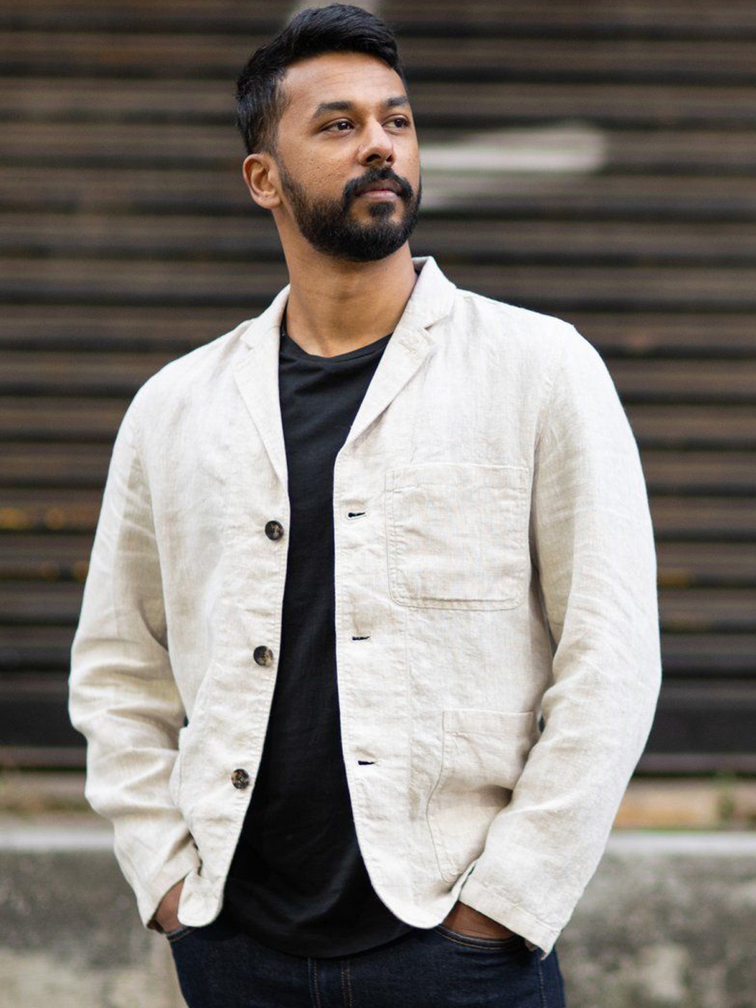 

Monks of Method Men Jacket, Cream